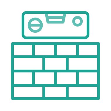 duvar tuğla düzey vektör çizim 