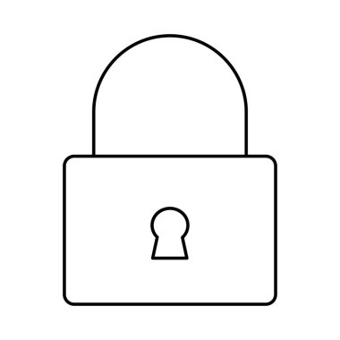 Özel kilit koruma vektör çizim 