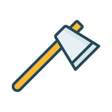 balta Hatchet inşaat vektör çizim 