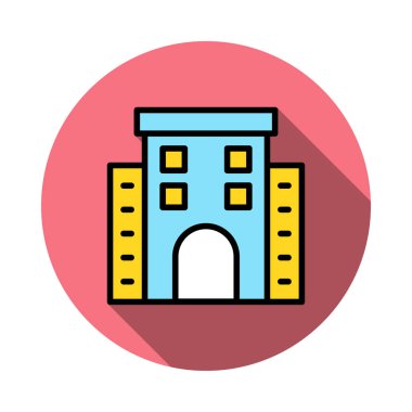 bina inşaat ofis vektör çizim 