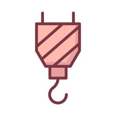 Vinç kanca lifter vektör çizim 