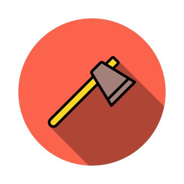 balta Hatchet inşaat vektör çizim 