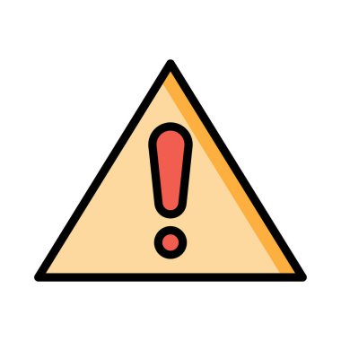 Uyarı tehlike uyarı vektör çizim 