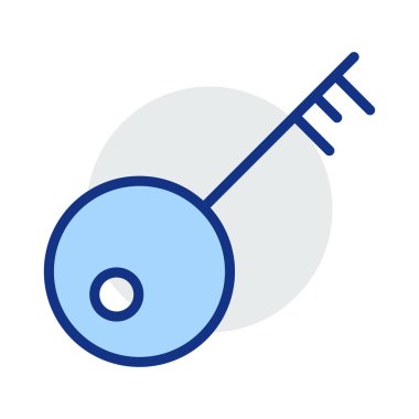 Beyaz arka plan, vektör, illüstrasyon izole anahtar düz simgesi