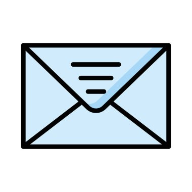 ileti posta zarf vektör çizim 