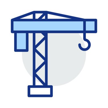 Vinç lifter kanca vektör çizim 