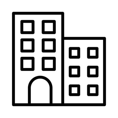 bina inşaat daire vektör çizim 