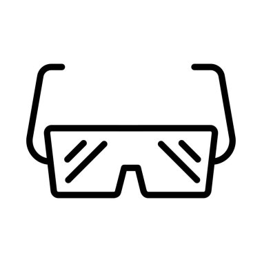 gözlük gözlük inşaat vektör çizim 