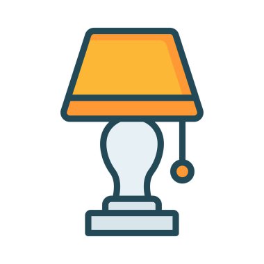 Lamba ampul vektör çizim 