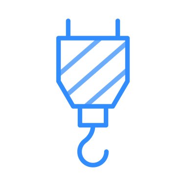 Vinç kanca lifter vektör çizim 