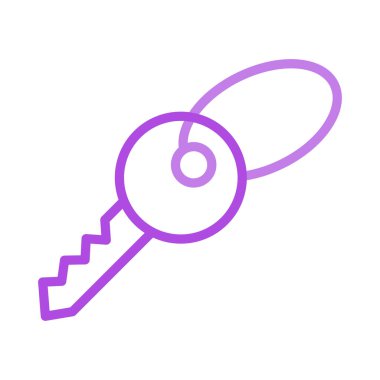 Beyaz arka plan, vektör, illüstrasyon izole anahtar düz simgesi