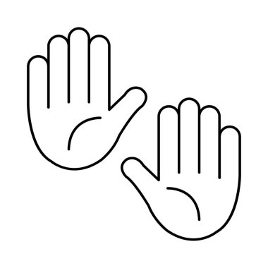 el itme hareketi vektör çizim 