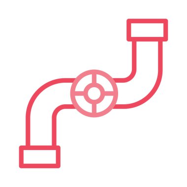 boru hattı valf inşaat vektör çizim 