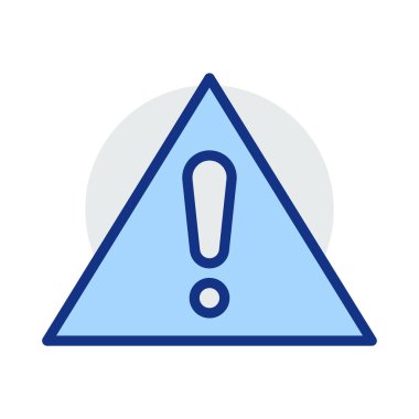 Uyarı tehlike uyarı vektör çizim 