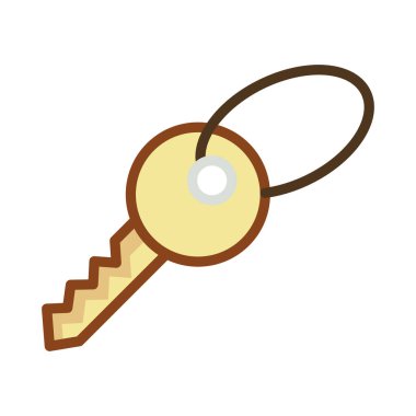 Beyaz arka plan, vektör, illüstrasyon izole anahtar düz simgesi