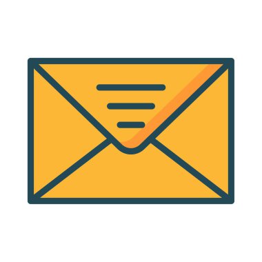 ileti posta zarf vektör çizim 