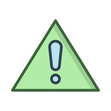 Uyarı tehlike uyarı vektör çizim 