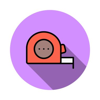 mezura inşaat vektör çizim 