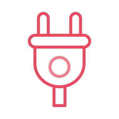 düz simgesi beyaz arka plan, vektör, illüstrasyon izole takın