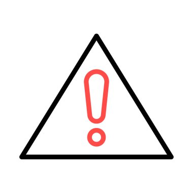 Uyarı tehlike uyarı vektör çizim 