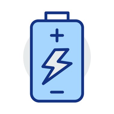 Pil şarj akümülatör vektör çizim 