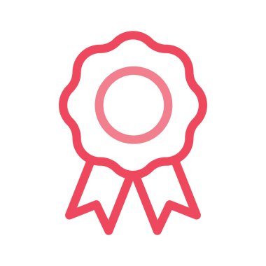 Madalya ikon vektör illüstrasyonu 