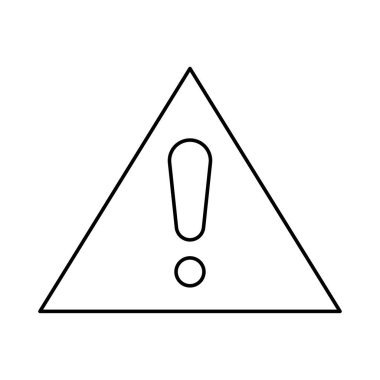 Uyarı tehlike uyarı vektör çizim 