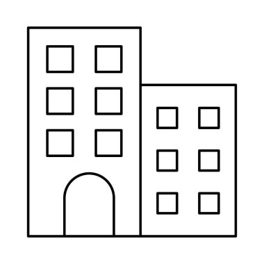 bina inşaat daire vektör çizim 