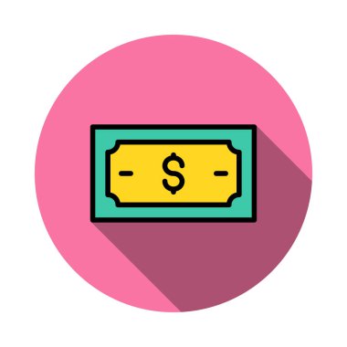 nakit para Doları vektör çizim 