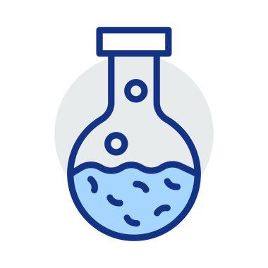 deney şişesi laboratuvar vektör çizim 