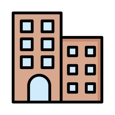 bina inşaat daire vektör çizim 