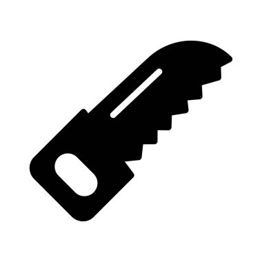 düz simgesi beyaz arka plan, vektör, illüstrasyon izole el kılavuzu gördüm