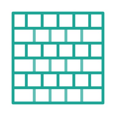 tuğla duvar inşaat vektör çizim 