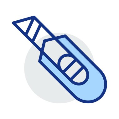 kesici bıçak inşaat vektör çizim 