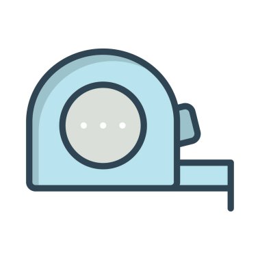 mezura inşaat vektör çizim 