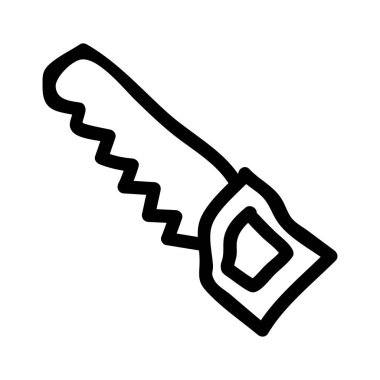 düz simgesi beyaz arka plan, vektör, illüstrasyon izole el kılavuzu gördüm