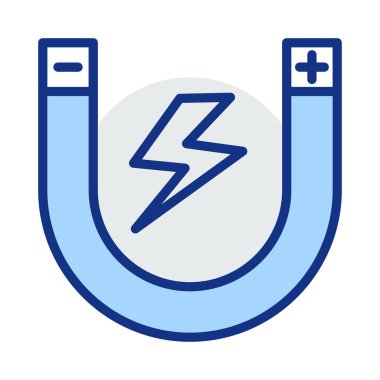 Mıknatıs çekmek güç vektör çizim 