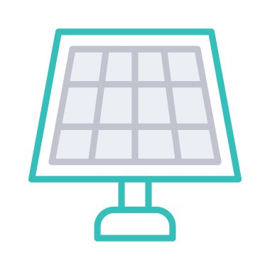 güneş paneli enerji vektör çizim 