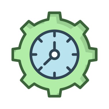 süreç geliştirme zaman vektör çizim 