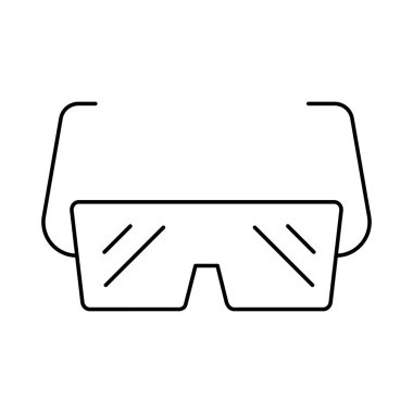 gözlük gözlük inşaat vektör çizim 