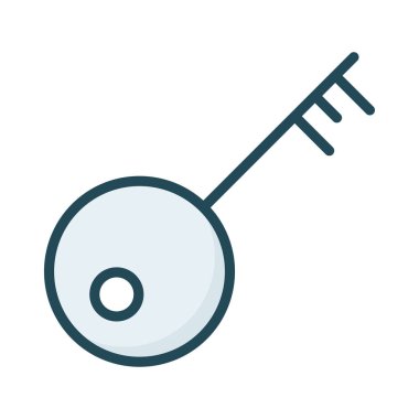 Beyaz arka plan, vektör, illüstrasyon izole anahtar düz simgesi