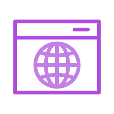 tarayıcı web sayfası vektör çizim 