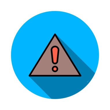 Uyarı tehlike uyarı vektör çizim 