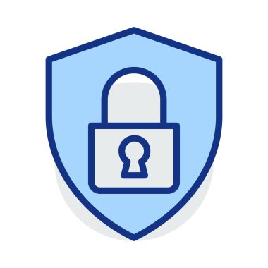 koruma güvenli özel vektör çizim 