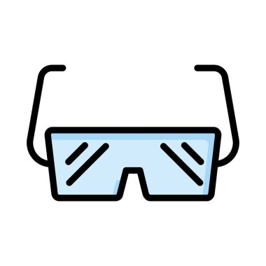 gözlük gözlük inşaat vektör çizim 