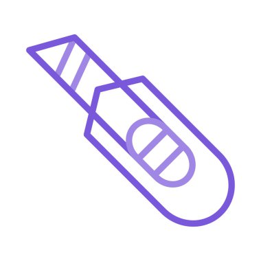 kesici bıçak inşaat vektör çizim 