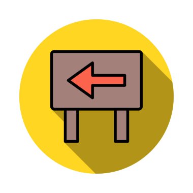 ok yönünü kurulu vektör çizim 