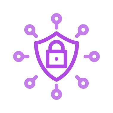 güvenli simge vektör çizim 