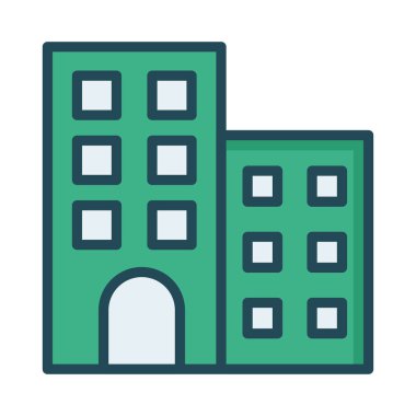 bina inşaat daire vektör çizim 