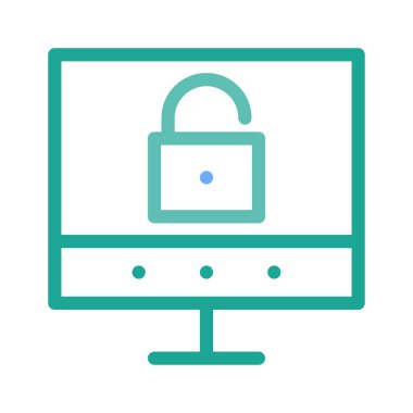 güvenli simge vektör çizim 